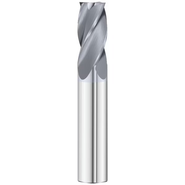 4-Flute - 30° Helix - 3200 GP End Mills, TIN, RH Spiral, Square, Standard, 1/8, Fullerton Tool, Mfr#: 32328